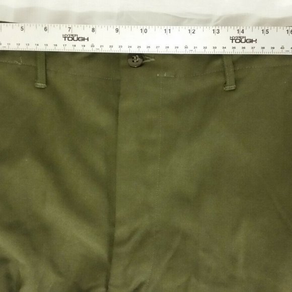 GREEN WOOL KOREAN WAR FIELD TROUSERS LG JJ1056 - Picture 6 of 10